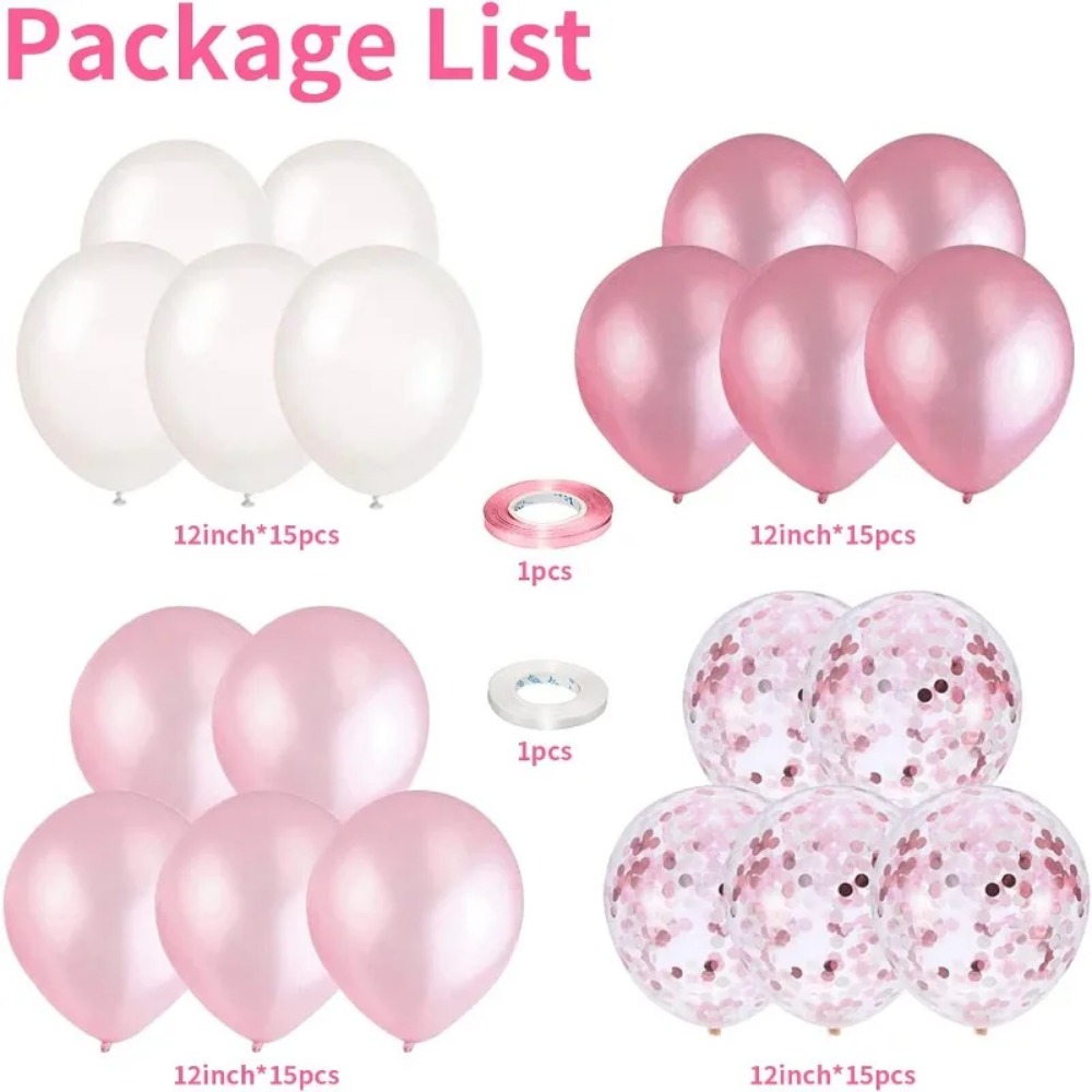 Decor Lighting Pack - For Wedding Balloons Pink and White,Birthday