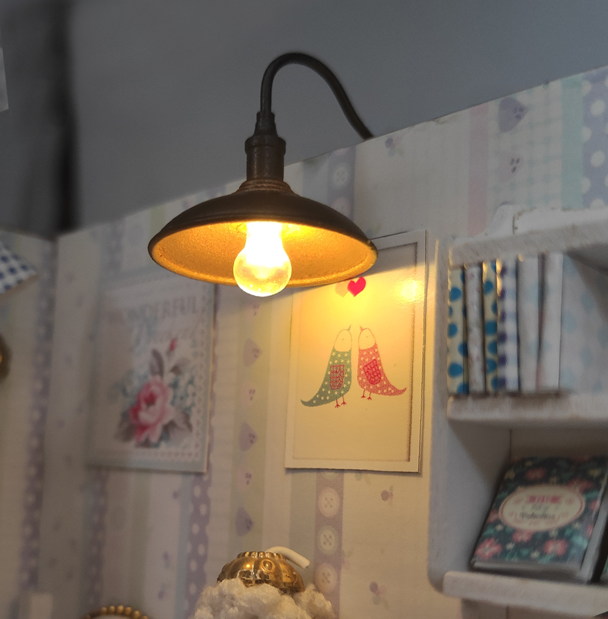 Lighting Decor House - High Quality 1:25/87 Scale Wall Lamp