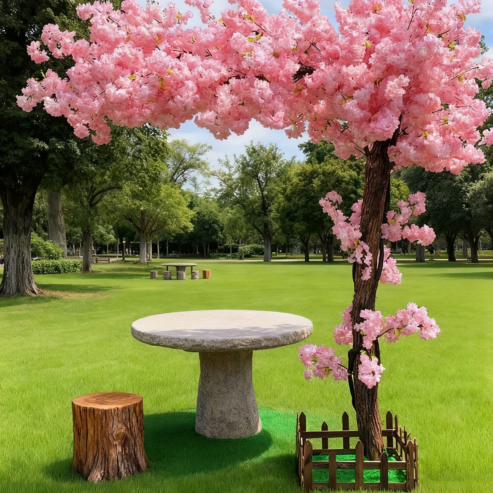 Lighting Tree Decor - Artificial Cherry Blossom Tree, Handmade Light
