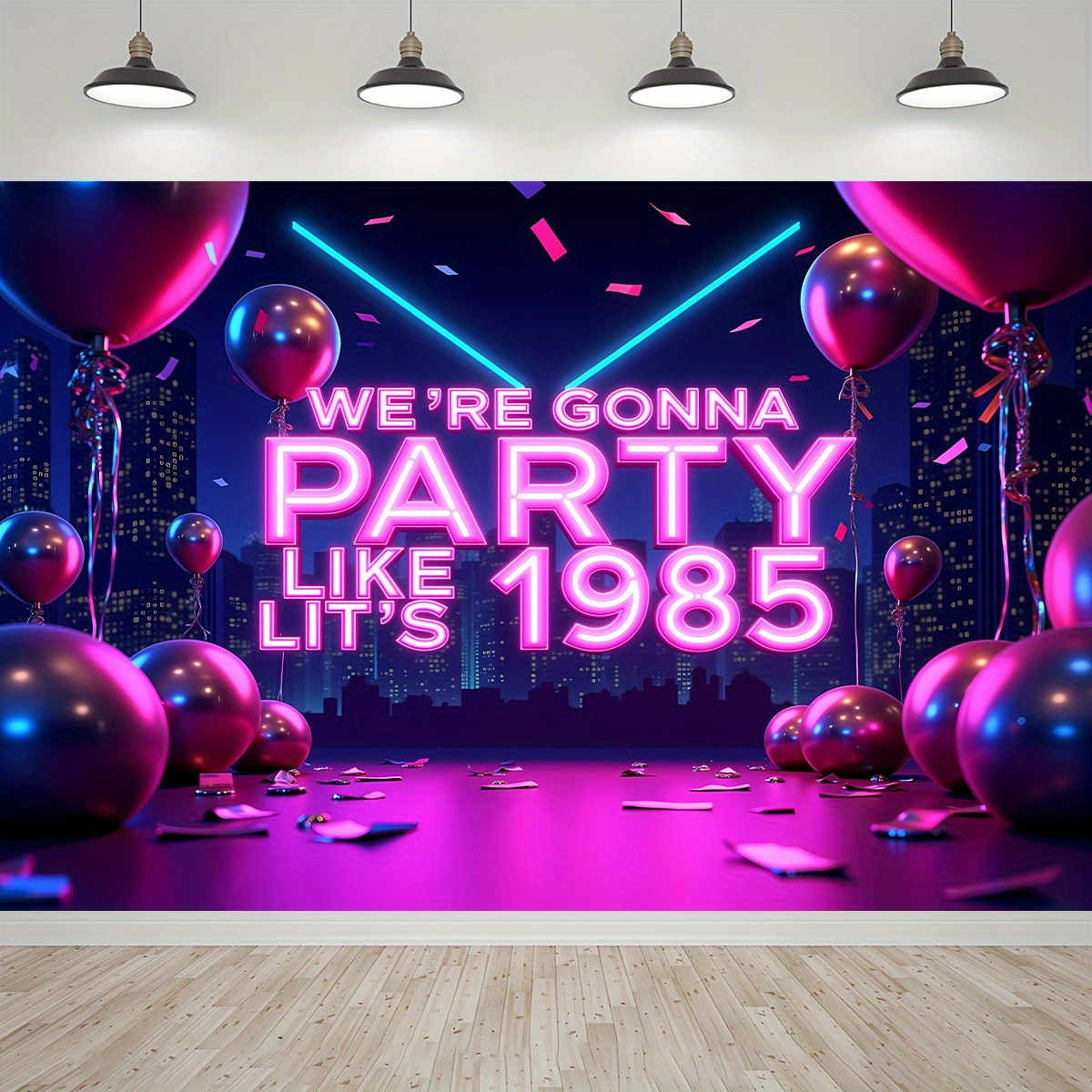 Decor Lighting Returns - A 2D fabric background with pink
