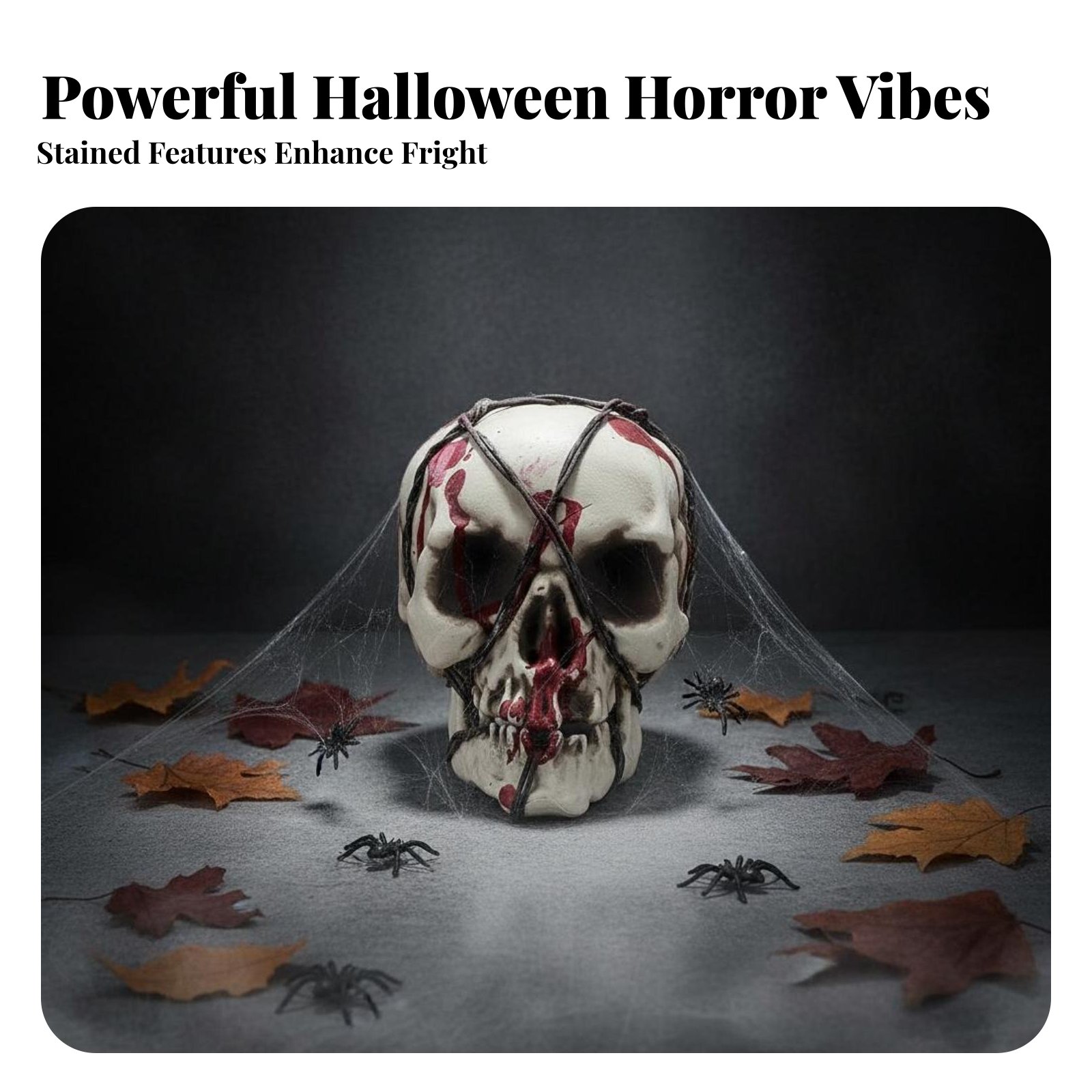 Lighting Decor - Realistic Skull Model Horror Theme Halloween