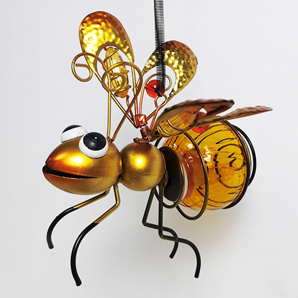 Hanging Solar Insect Statue wi - Lighting Bug Decor 评论和价格