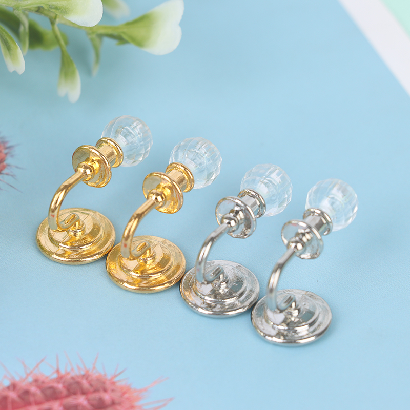 1Pair 1:12 Dollhouse Miniature - Lighting Decor House 评论和价格