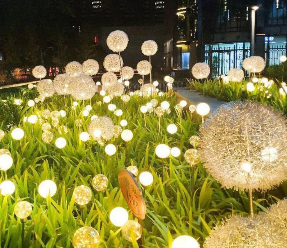 10 Combo Solar Dandelion Ball  - Lighting Christmas Decor 评论和价格