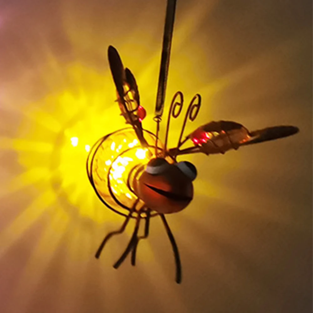 Solar Powered Hanging Bug Ligh - Lighting Bug Decor 评论和价格
