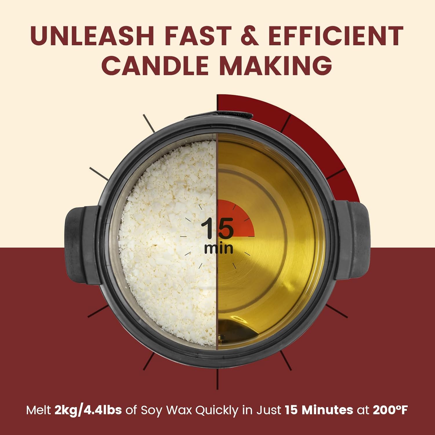 8L Wax Melter for Candle Makin - Wax Melter Electric 评论和价格