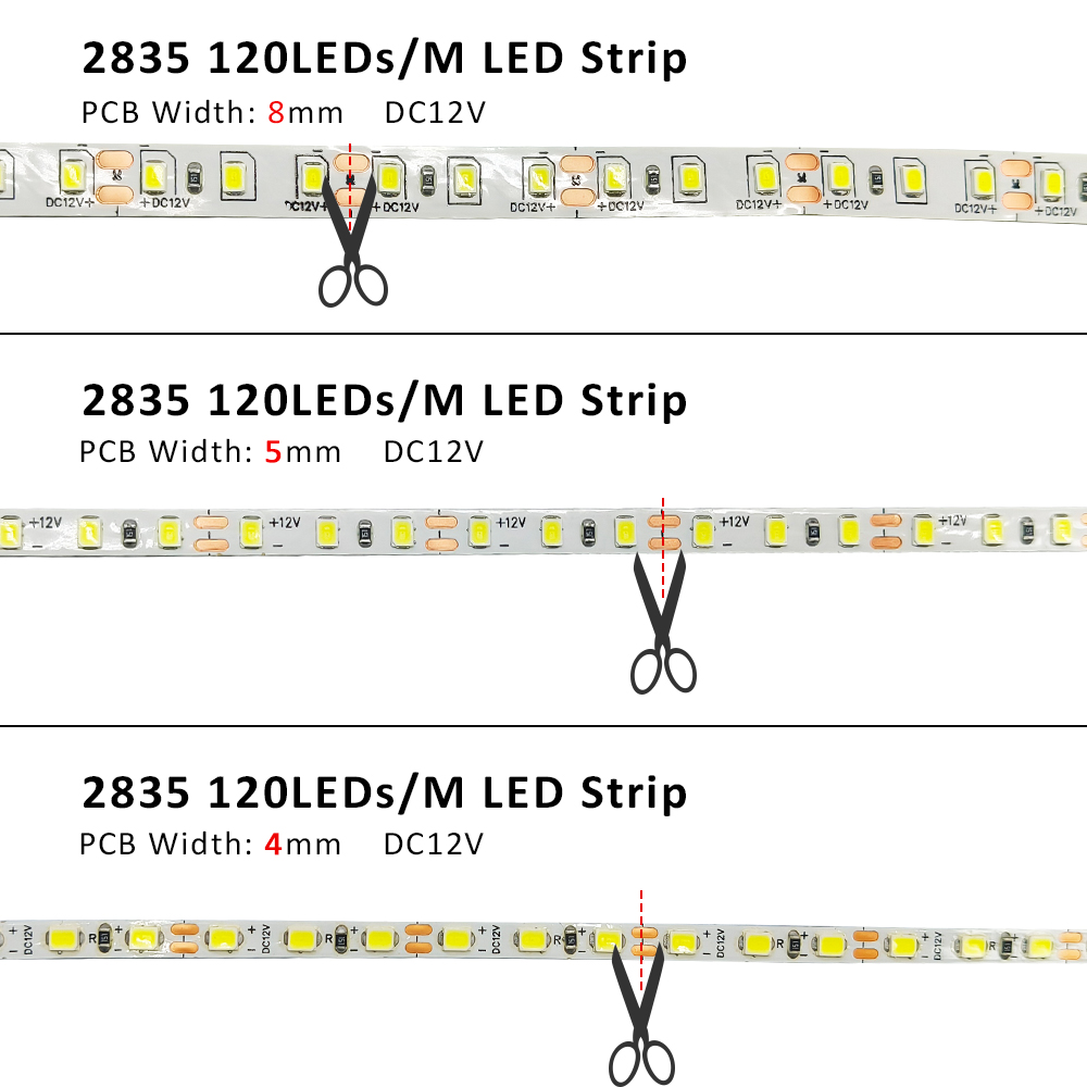 12V 5m LED Strip Light SMD 283 - Decor Lighting Hours 评论和价格