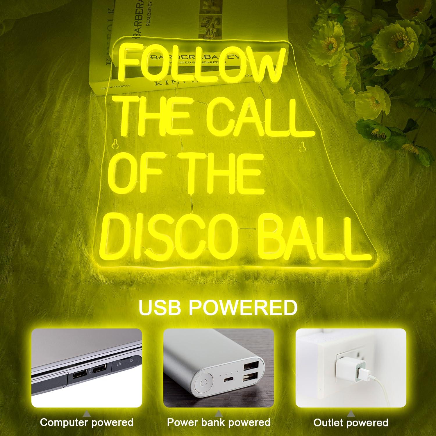 Follow The Call Of The Disco B - Led Lighting Wall Decor 评论和价格