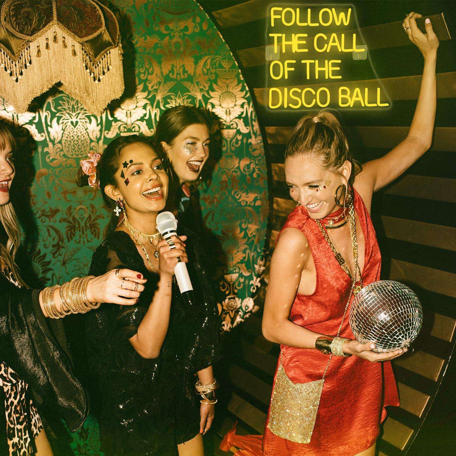Follow The Call Of The Disco B - Led Lighting Wall Decor 评论和价格