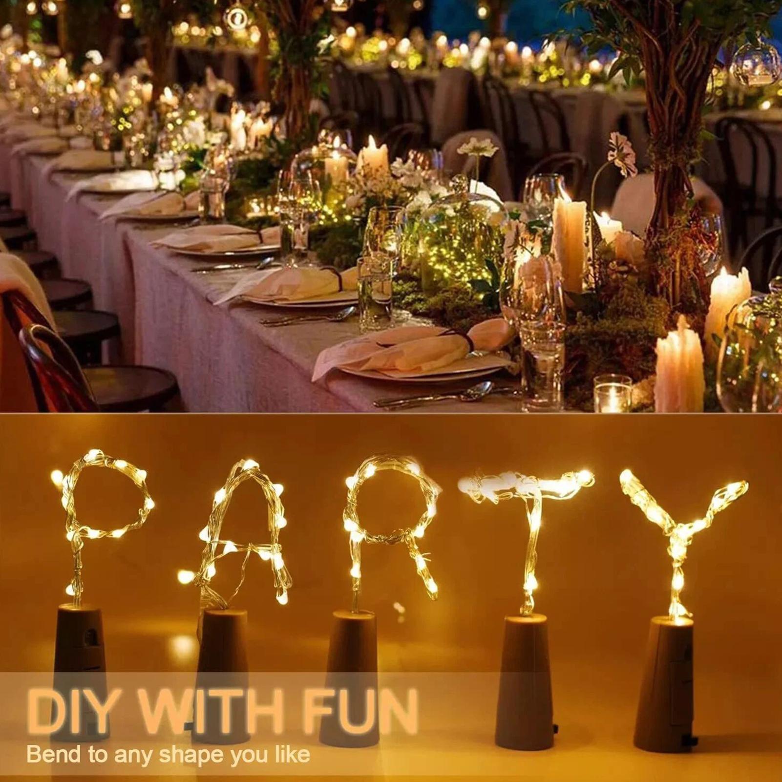 LED Bar Wine Bottle Cork Strin - Decor Lighting Cork 评论和价格