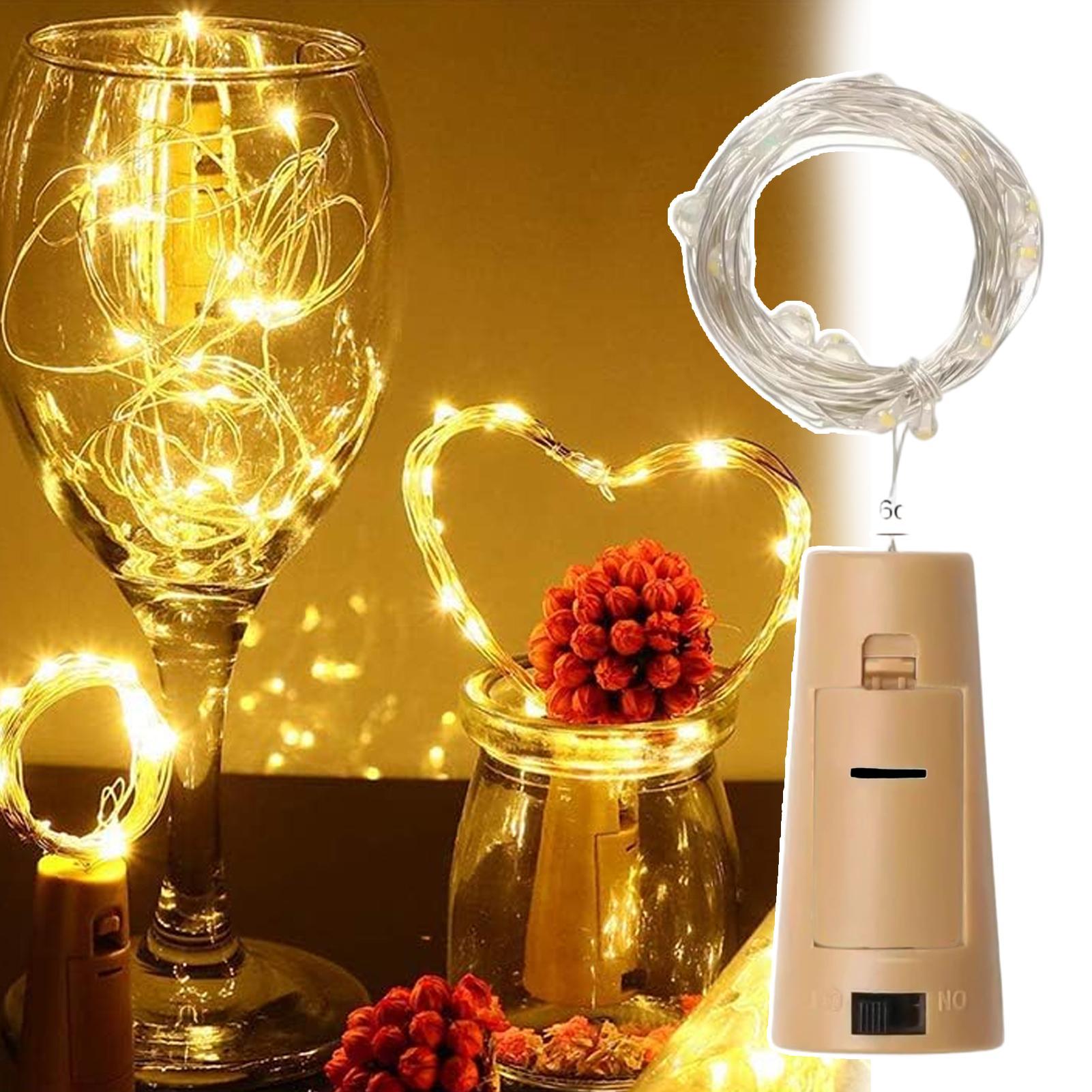 LED Bar Wine Bottle Cork Strin - Decor Lighting Cork 评论和价格