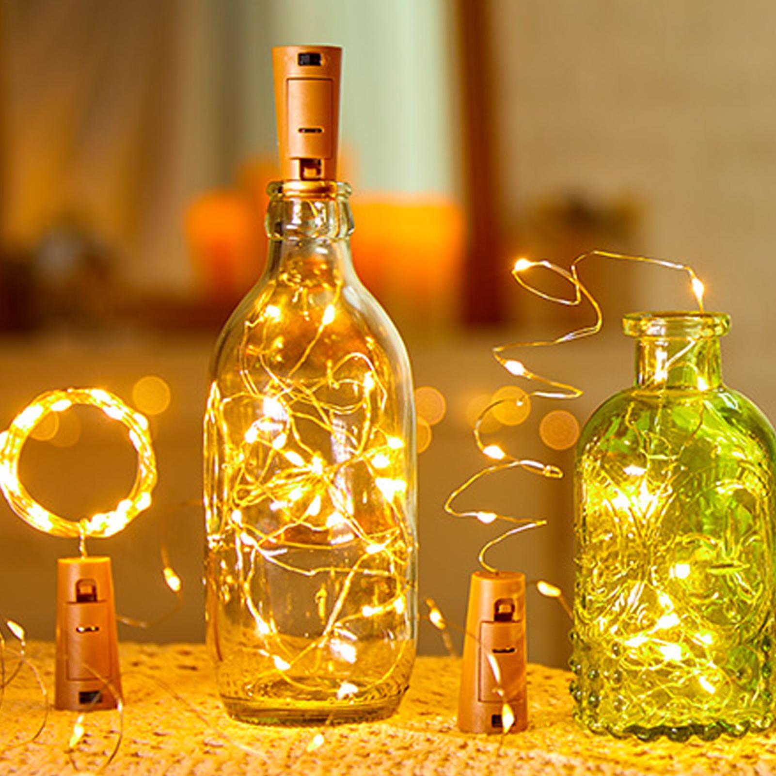 LED Bar Wine Bottle Cork Strin - Decor Lighting Cork 评论和价格