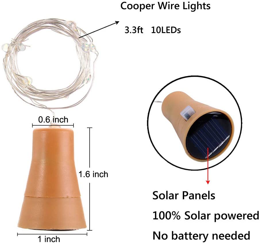 1m/1.5m/2m Led String Light Bo - Decor Lighting Cork 评论和价格