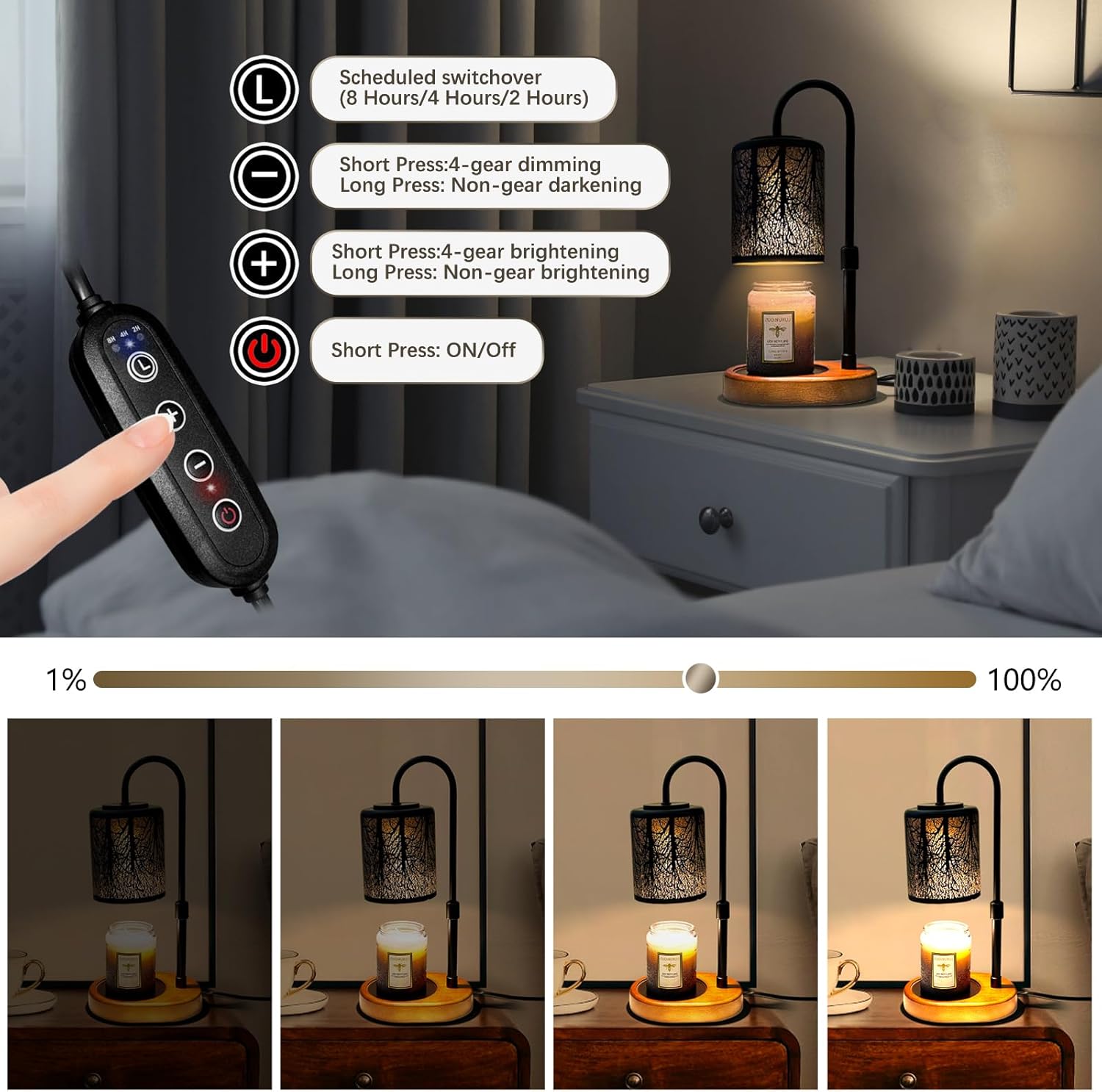 Electric Candle Warmer With Ti - Wax Melter Electric 评论和价格