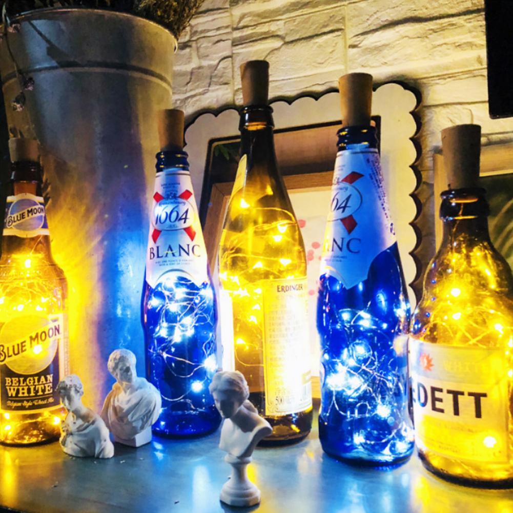 Wine Bottle Lights With Cork L - Decor Lighting Cork 评论和价格
