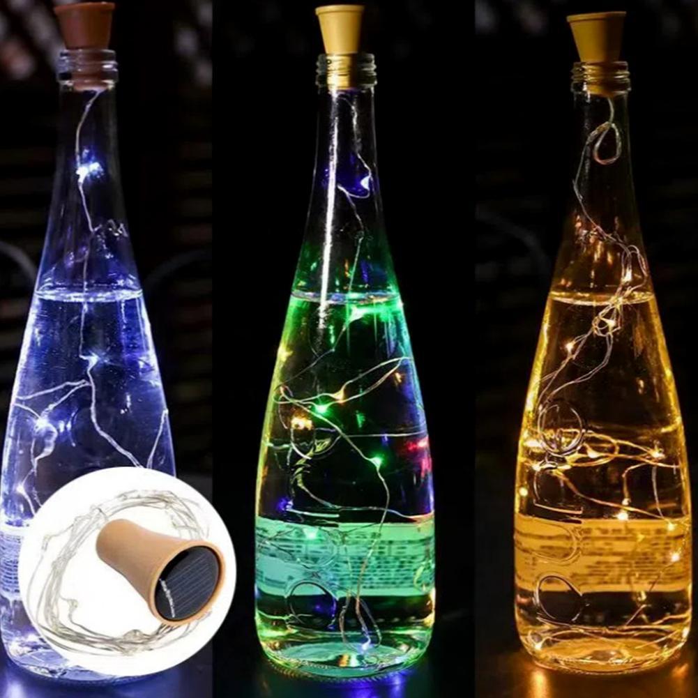 Wine Bottle Lights With Cork L - Decor Lighting Cork 评论和价格