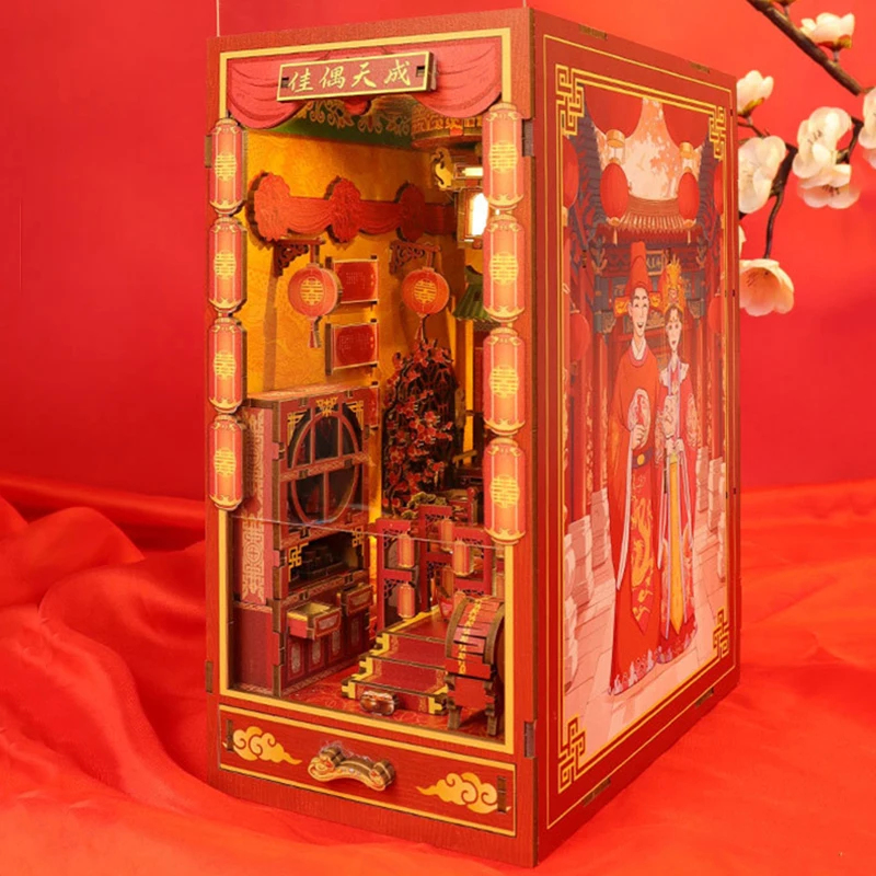 OUZEY DIY Chinese Wedding Wood - Lighting Decor House 评论和价格