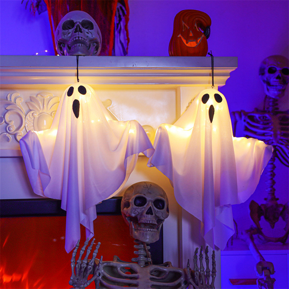Halloween Glowing White Ghost  - Lighting Decor House 评论和价格