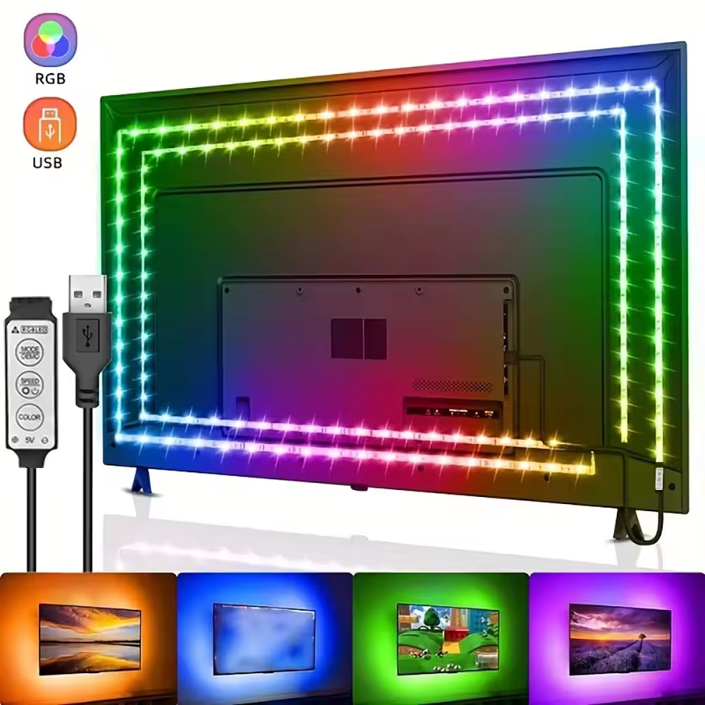 Led Lights for TV 3 Key Contro - Decor Lighting Hours 评论和价格