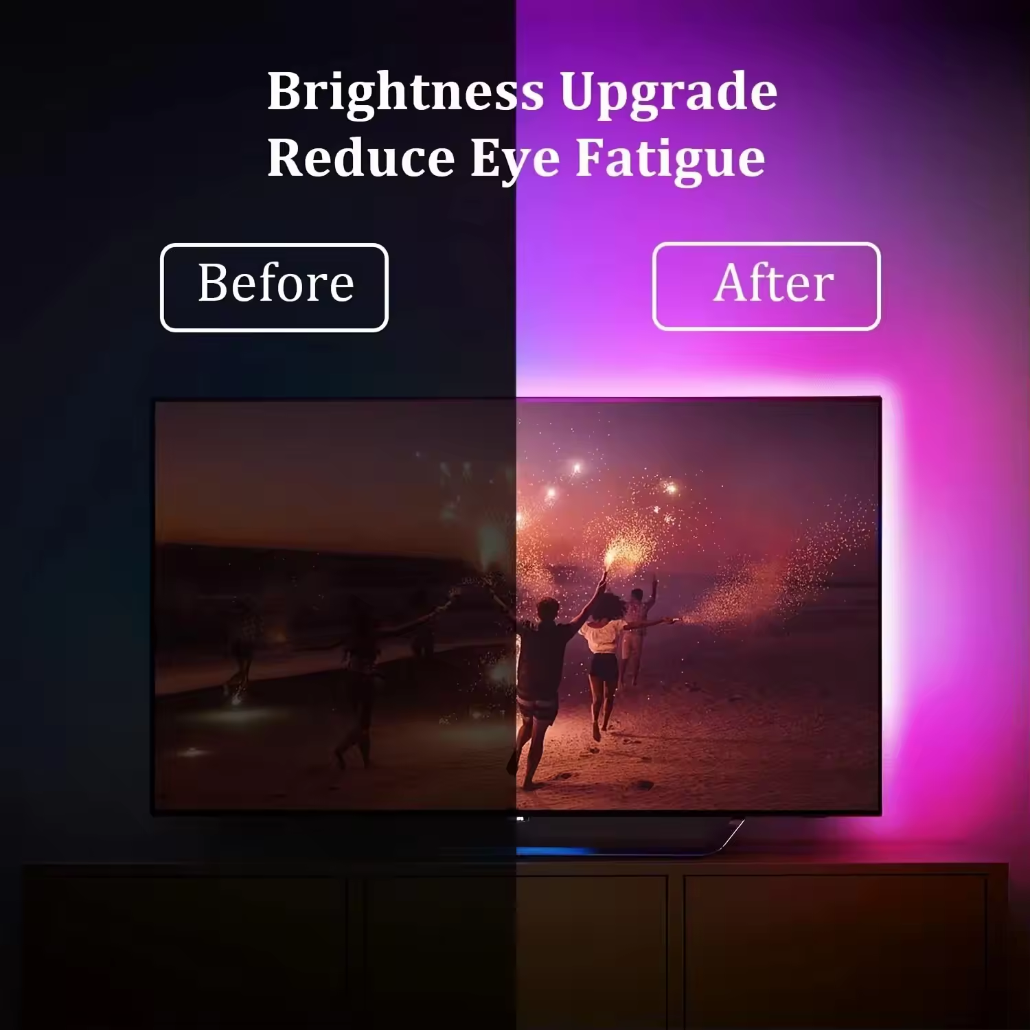 Led Lights for TV 3 Key Contro - Decor Lighting Hours 评论和价格