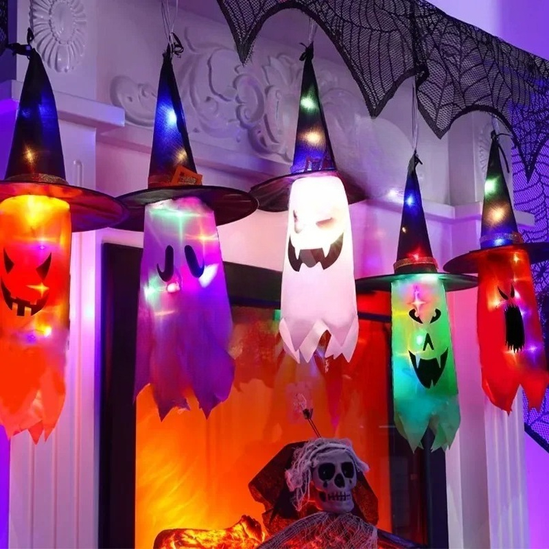 1PC Halloween Witch Hat Colorf - Lighting Decor 评论和价格