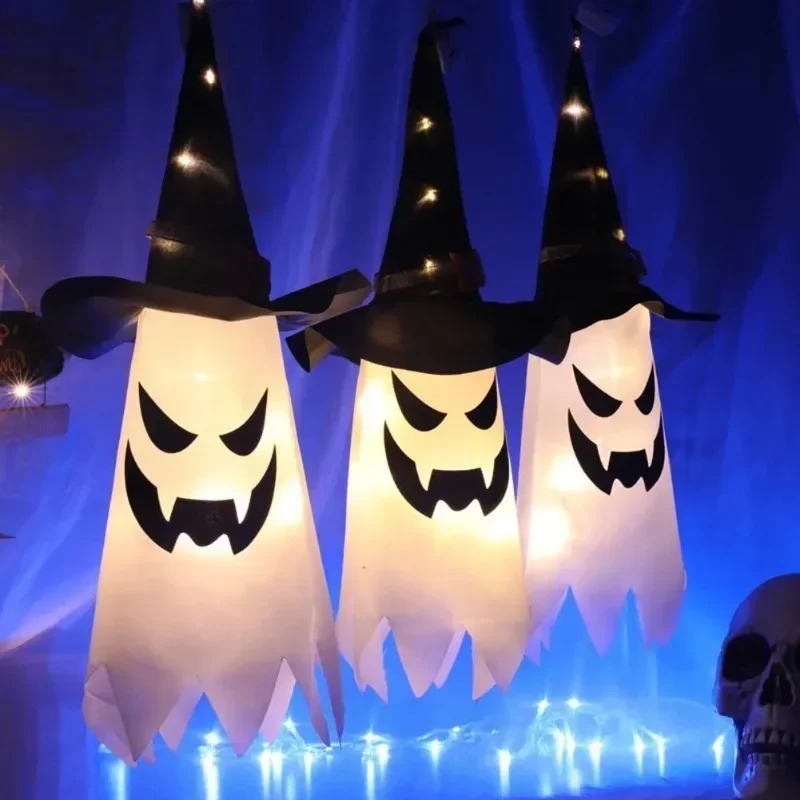 1PC Halloween Witch Hat Colorf - Lighting Decor 评论和价格
