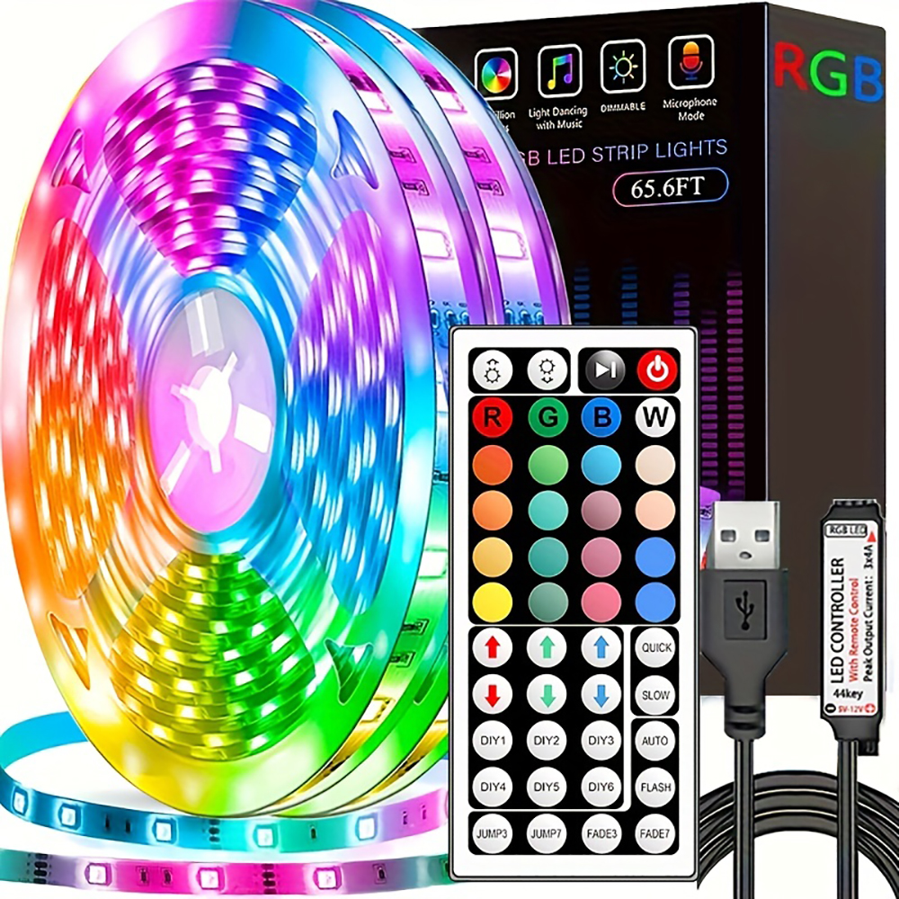 Led Strip Lights with 44 Key R - Decor Lighting Hours 评论和价格