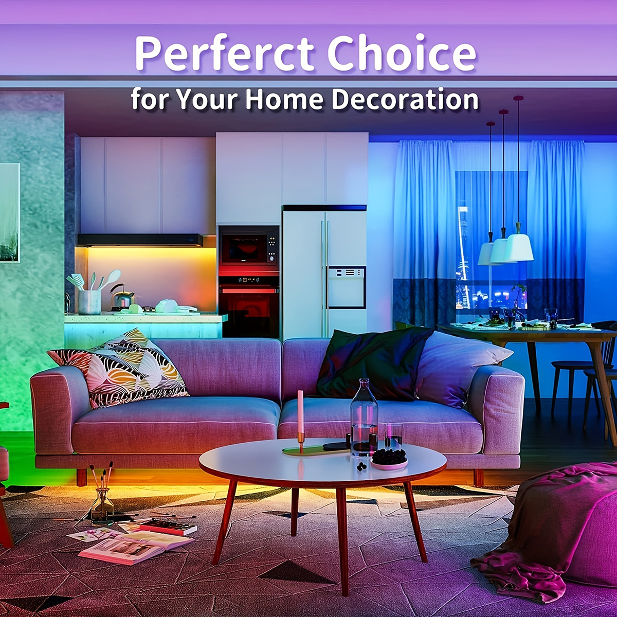 Led Strip Lights with 44 Key R - Decor Lighting Hours 评论和价格