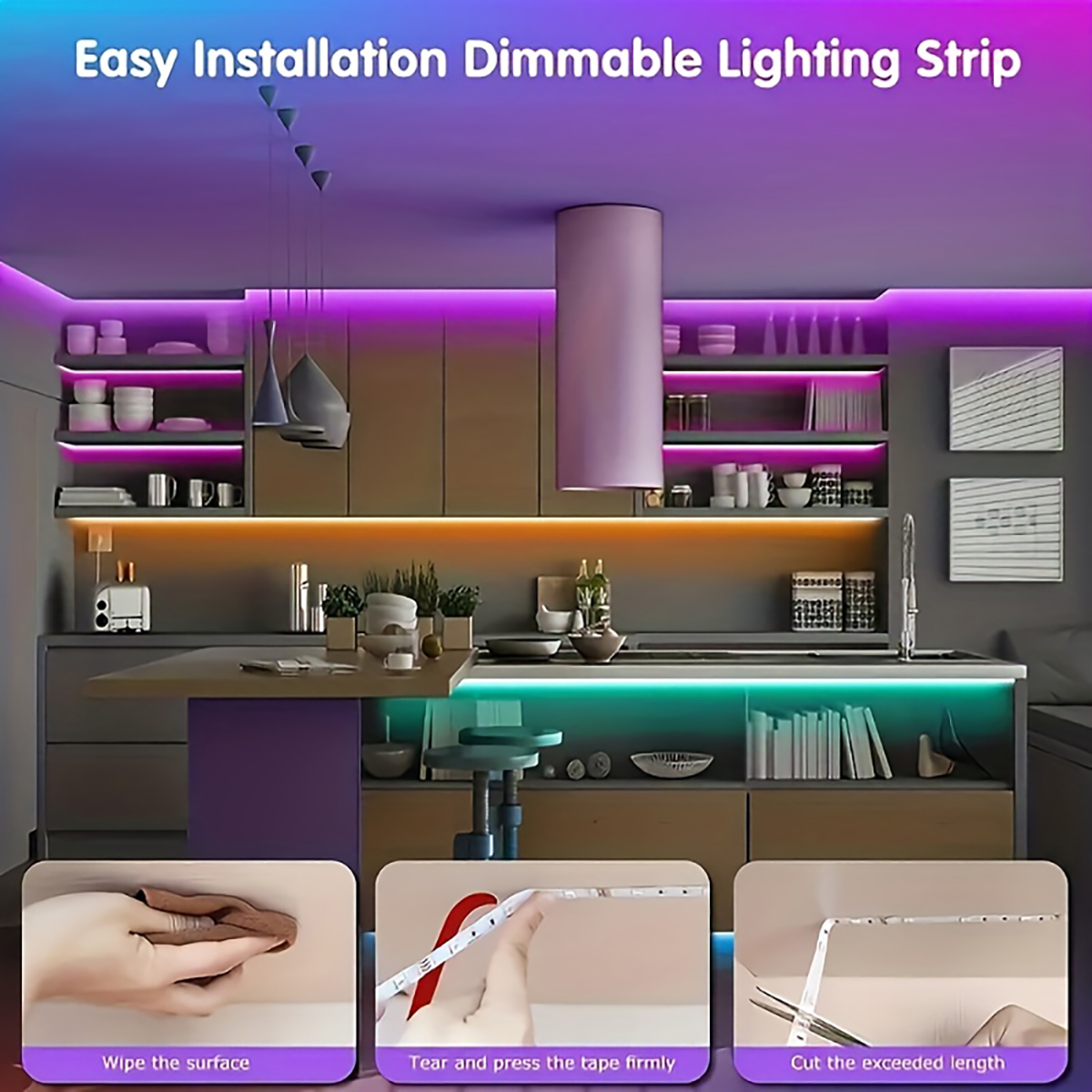 Led Strip Lights with 44 Key R - Decor Lighting Hours 评论和价格