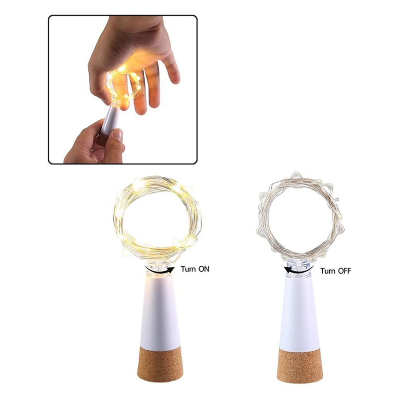 RMWIN-2PCS USB Powered Battery - Decor Lighting Cork 评论和价格