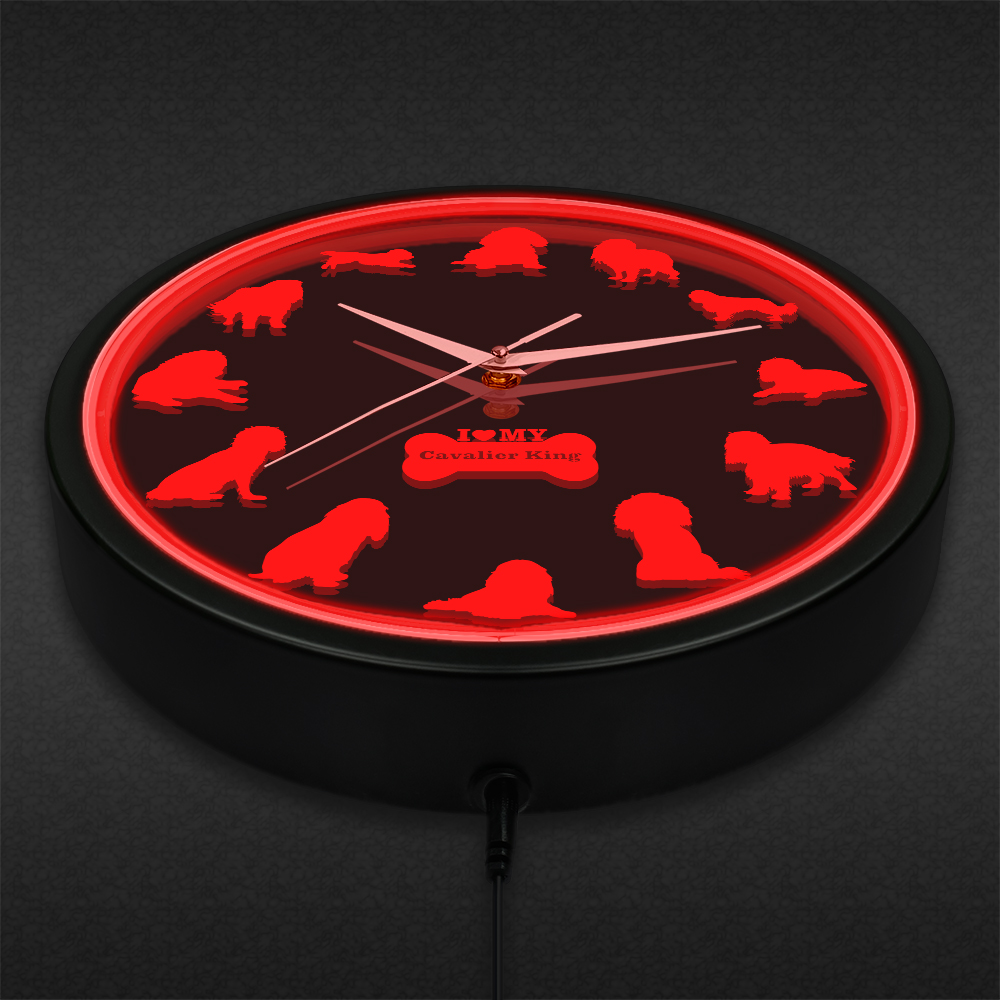 Cavalier King Charles Spaniel  - Lighting Home Decor Wall Clocks 评论和价格