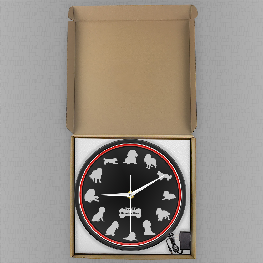 Cavalier King Charles Spaniel  - Lighting Home Decor Wall Clocks 评论和价格