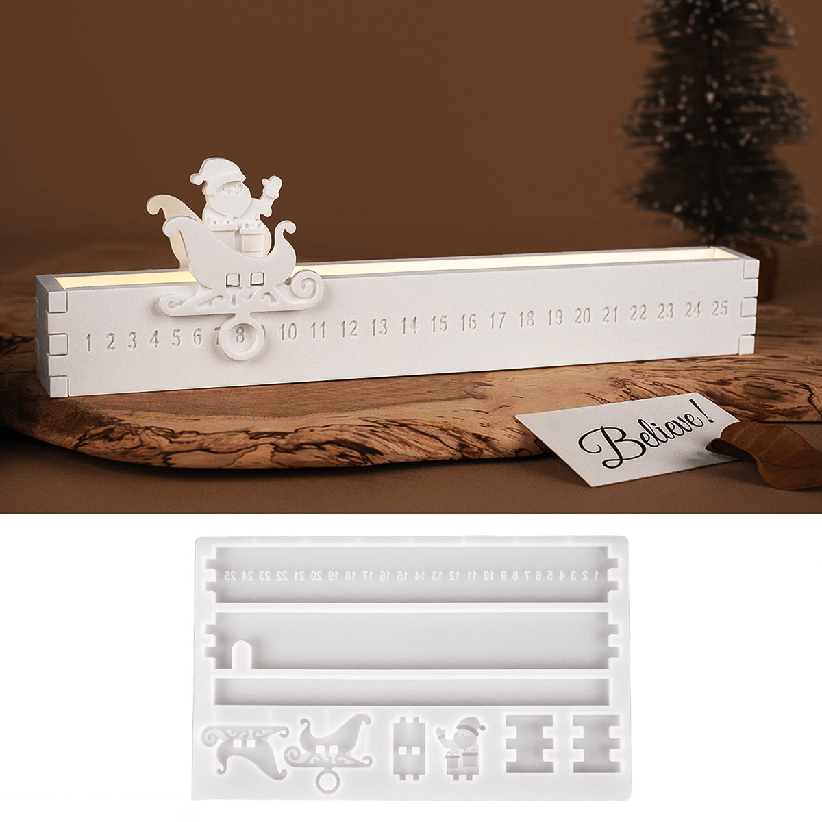 Christmas Countdown Silicone M - Home Decor Lighting Brands 评论和价格
