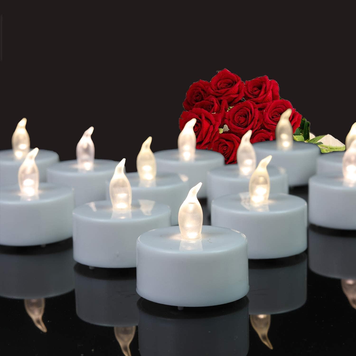 24 Pack Flameless LED Tea Ligh - Decor Lighting Pack 评论和价格