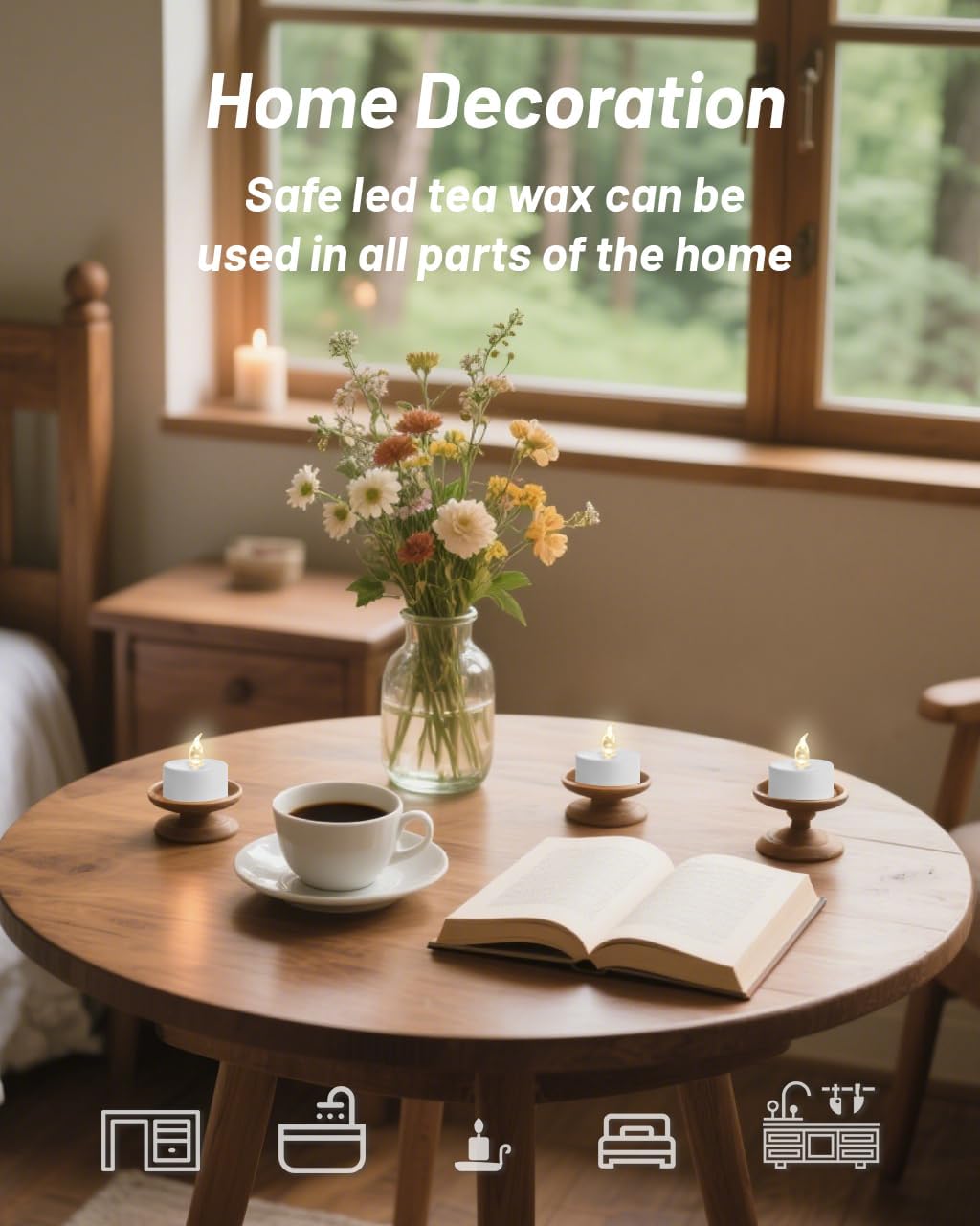 24 Pack Flameless LED Tea Ligh - Decor Lighting Pack 评论和价格