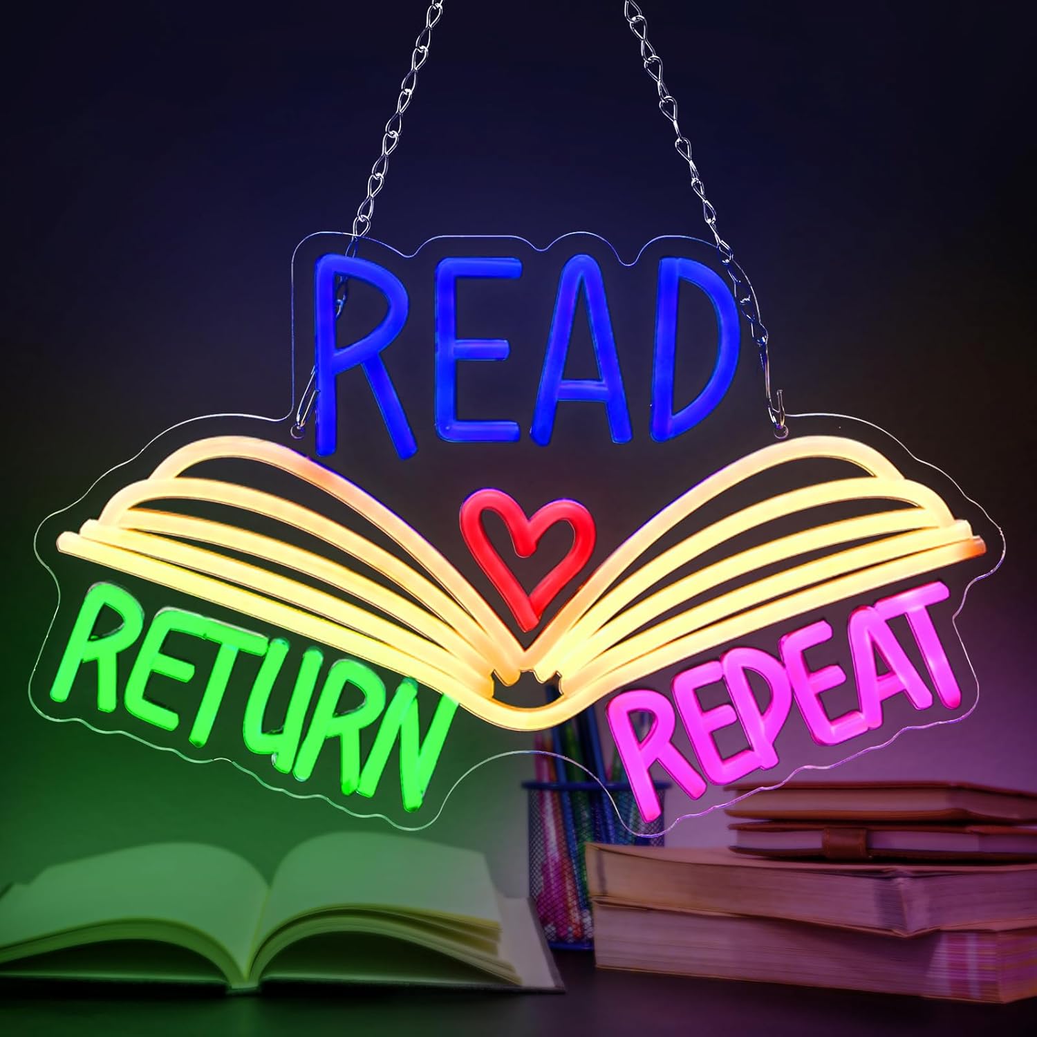 LED Neon Sign Read Return Repe - Decor Lighting Returns 评论和价格