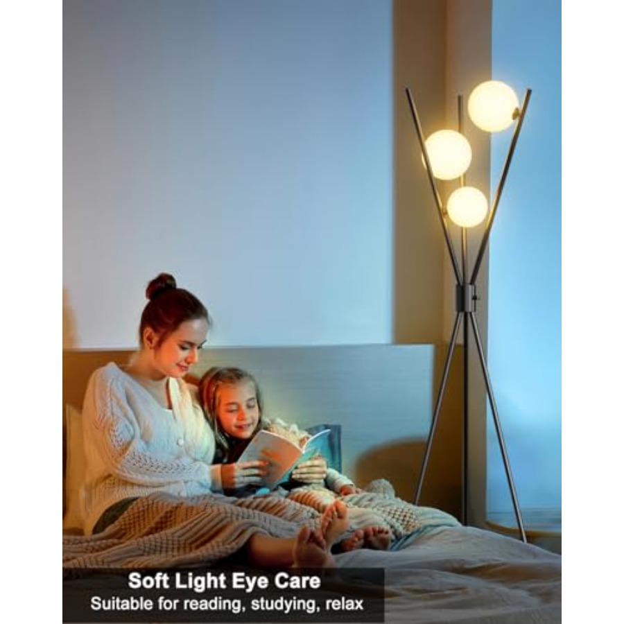 Dimmable Tripod Floor Lamp, Mi - Floor Lamp Tripod 评论和价格