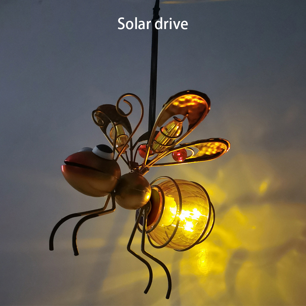 LED Solar Iron Insect Fairy Li - Lighting Bug Decor 评论和价格