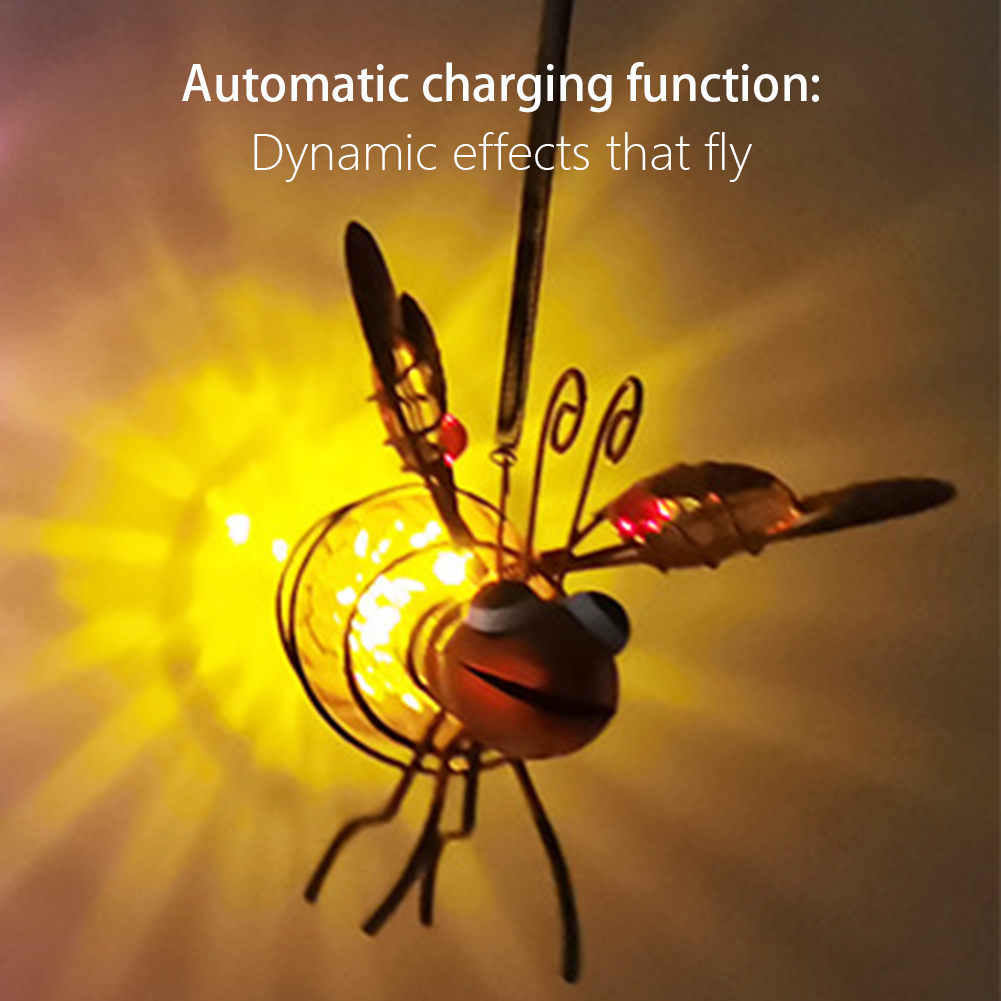 LED Solar Iron Insect Fairy Li - Lighting Bug Decor 评论和价格