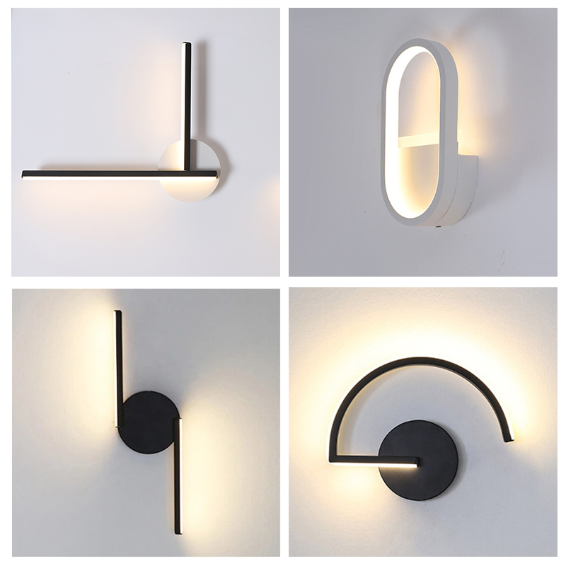 Modern Nordic LED Wall Lamp, M - Led Lighting Wall Decor 评论和价格