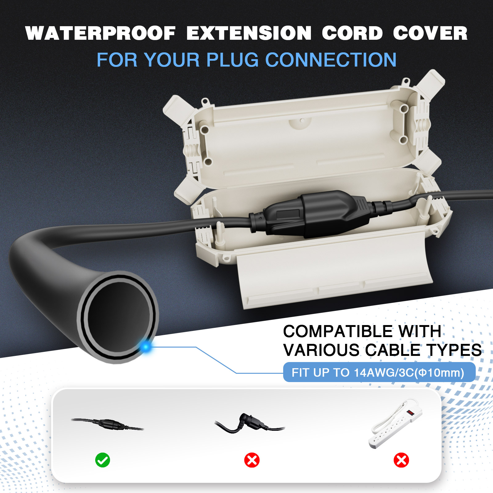 2 Pack Waterproof Outdoor Conn - Decor Lighting Pack 评论和价格