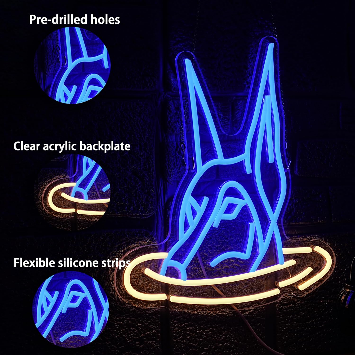 Doberman Dog Neon Sign Art Wal - Led Lighting Wall Decor 评论和价格