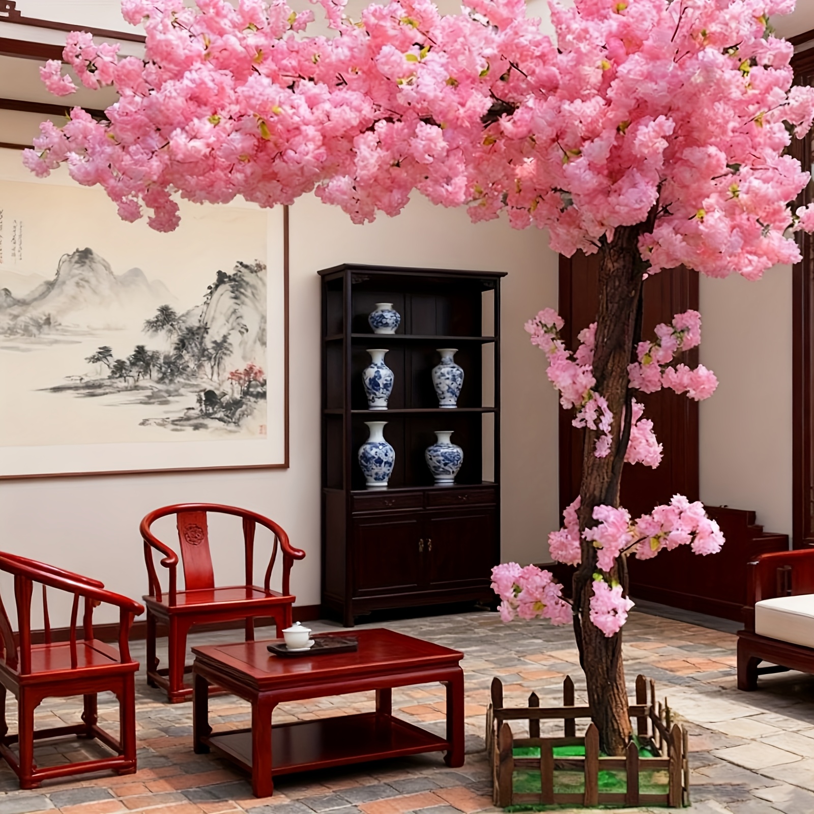 Artificial Cherry Blossom Tree - Lighting Tree Decor 评论和价格
