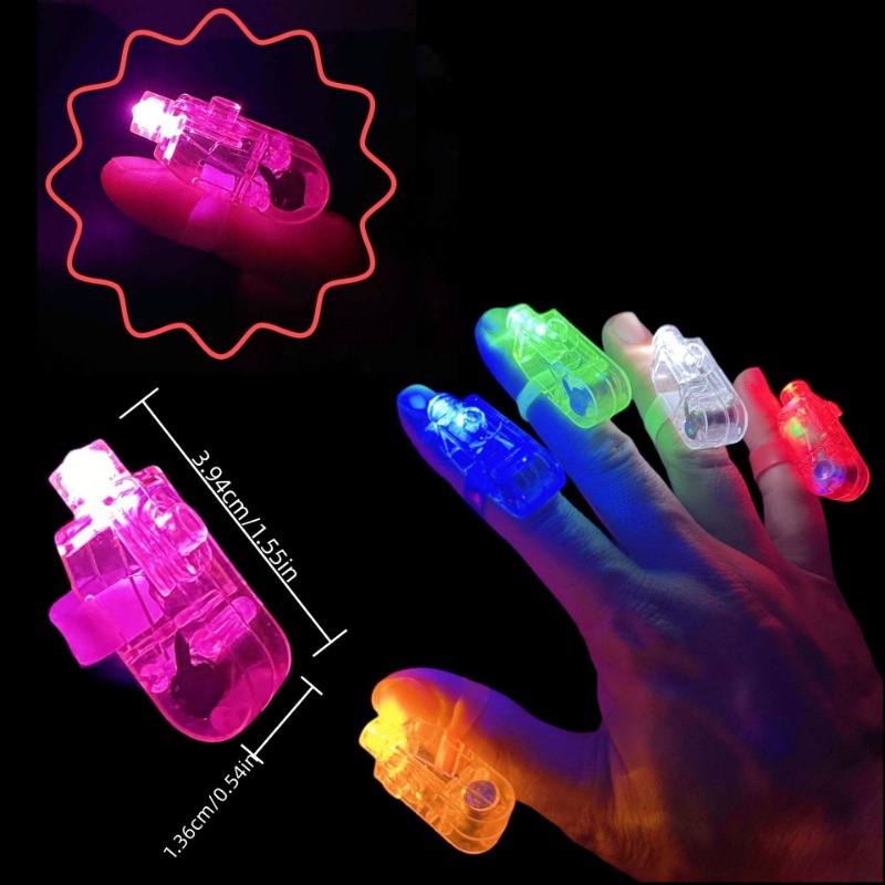 50/100 Pcs LED Finger Lights G - Decor Lighting Hours 评论和价格