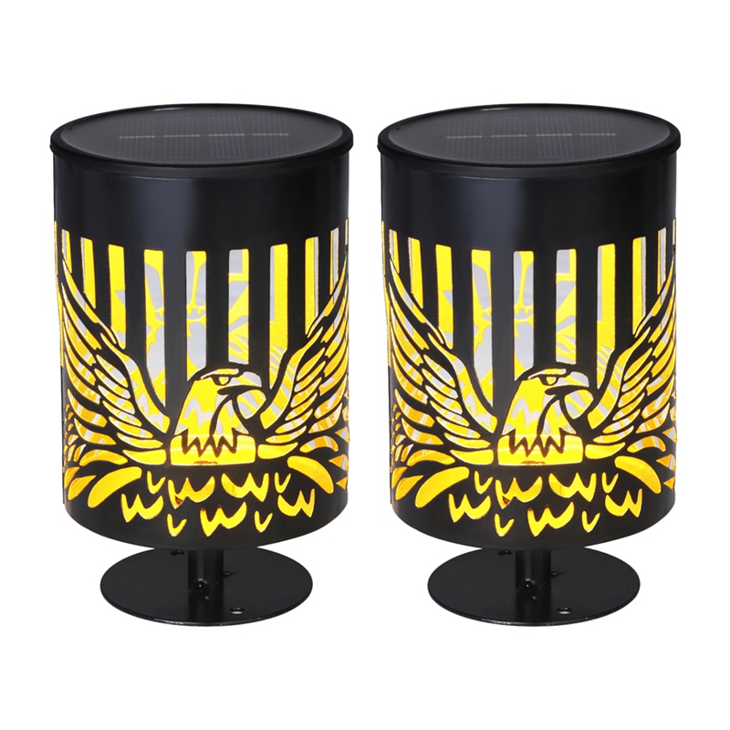 2 Pack Solar Fence Lights Meta - Decor Lighting Pack 评论和价格