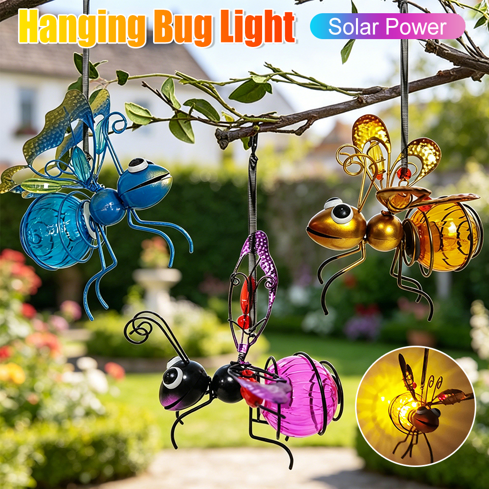 Hanging Bug Light Solar Powere - Lighting Bug Decor 评论和价格