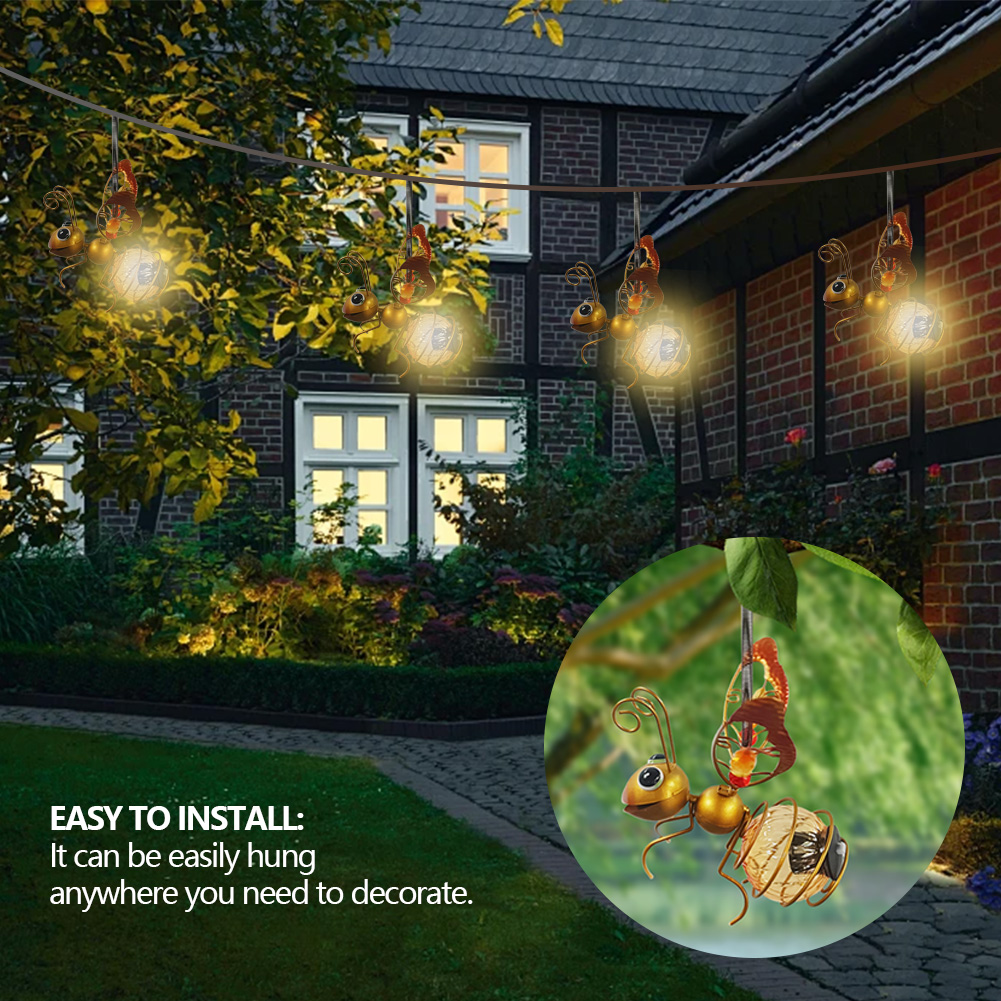 Hanging Bug Light Solar Powere - Lighting Bug Decor 评论和价格