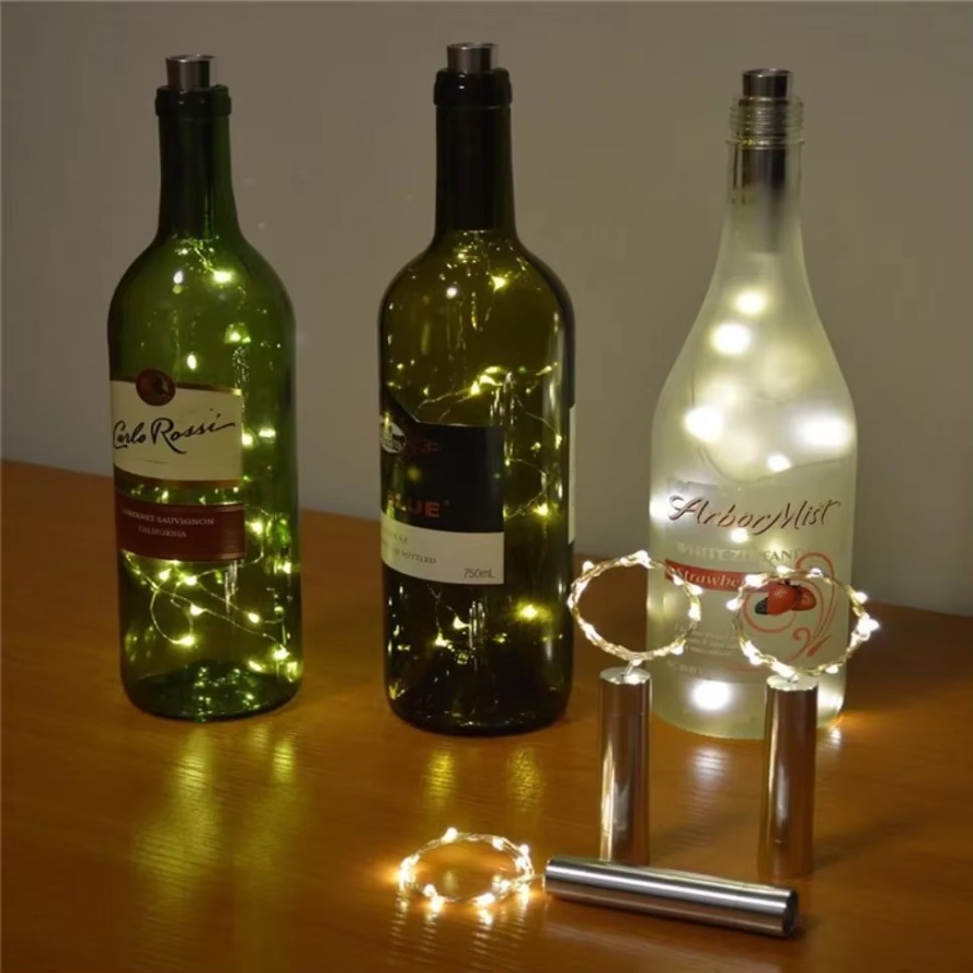 3/2M Colorful LED Silver Line  - Decor Lighting Cork 评论和价格