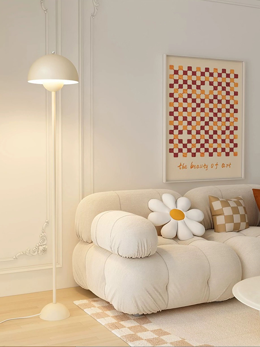 Minimalist Cream-Style Floor L - Floor Lamp Tripod 评论和价格