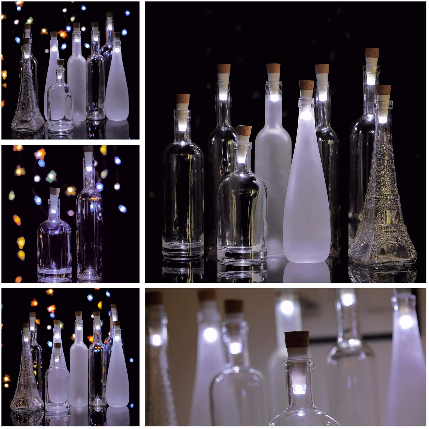 USB Rechargeable Bottle Lights - Decor Lighting Cork 评论和价格